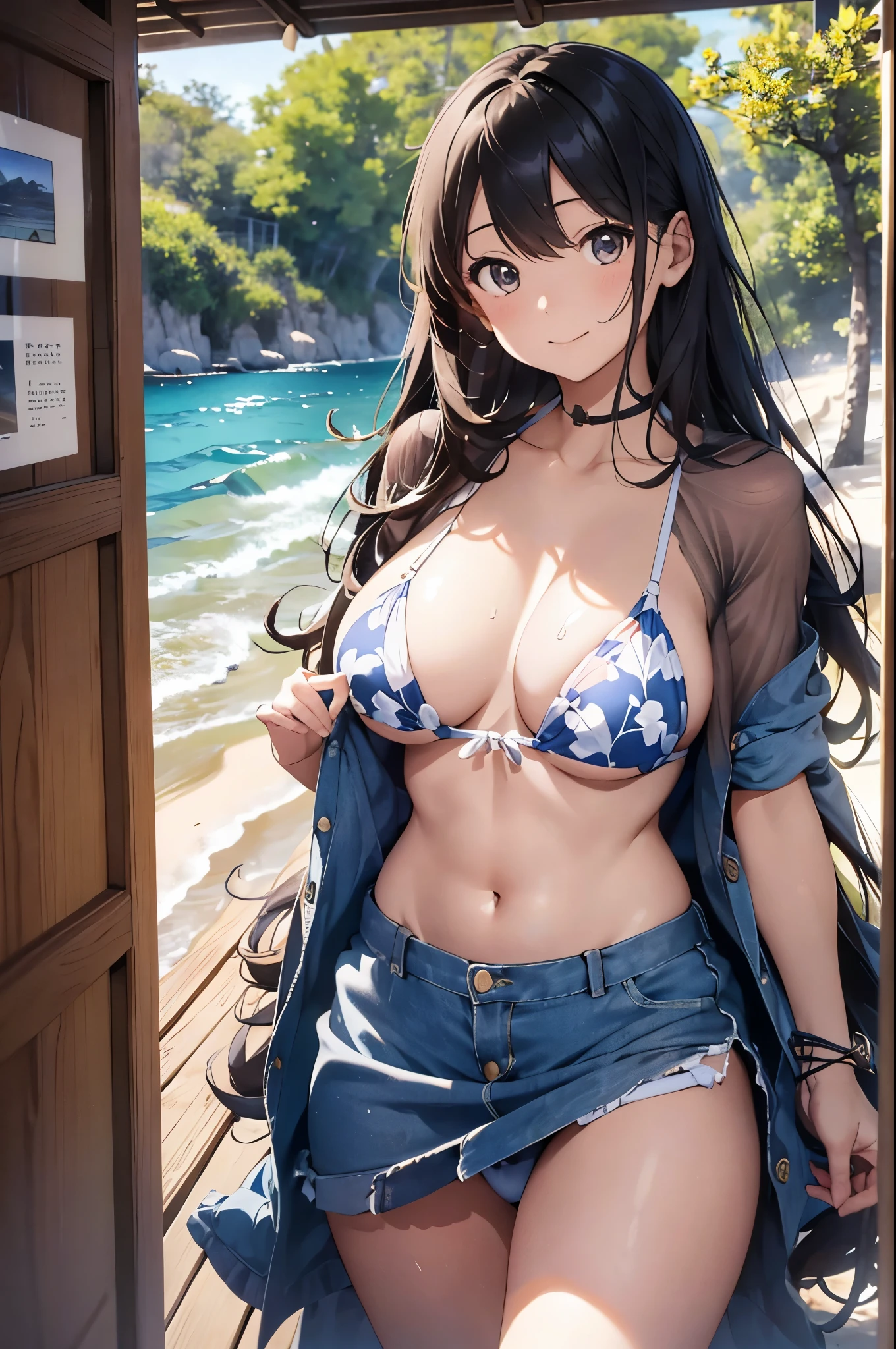 以下は2000文字of詳細なプロンプトです::
--- Very detailed, Realistic, high-resolution 4K image of a beautiful woman standing topless by the seaside. of woman is the main focus of the image, with every detail of her appearance meticulously depicted to emphasize her natural beauty and the artistic nature of the scene. She has been a long time, Flowing, Wavy hair cascading down the back, catching the sunlight and shimmering with natural highlights. 彼女of肌は日焼けしている, Give her health, Shining and contrasting beautifully with bright light, 彼女of後ろには澄み切った青空.
Her eyes are expressive and captivating, reflecting the joy and warmth of a perfect summer day. She's gentle, warm smile that exudes confidence and contentment, inviting viewers to share in the serene and blissful atmosphere of the seaside. Her facial features are soft and harmonious, 自然な優雅さが彼女of魅力をさらに引き立てる.
of woman is standing confidently topless, emphasizing her natural beauty and the of the summer beach setting. 彼女of姿勢はリラックスしていながらも落ち着いています, embodying a sense of ease and grace. 彼女of肩は少し後ろに引かれている, and her arms hang naturally at her sides, 彼女of姿勢of自然な美しさをさらに引き立てている. of focus on her toplessness is tasteful and artistic, ensuring that the image remains elegant and sophisticated.
of background of the image features a stunning seaside landscape, In the endless blue sky, ふわふわof白い雲が点在. of gentle waves of the ocean lap at the shore, creating a soothing and rhythmic backdrop that complements the tranquility of the scene. of sandy beach extends into the distance, with the golden grains of sand sparkling in the sunlight.
In the distance, a few beachgoers can be seen enjoying the sun and sea, Enhance the tranquil atmosphere. of overall atmosphere of the image is bright, warm, and summery, 喜びof気持ちを呼び起こす, relaxation, and . of