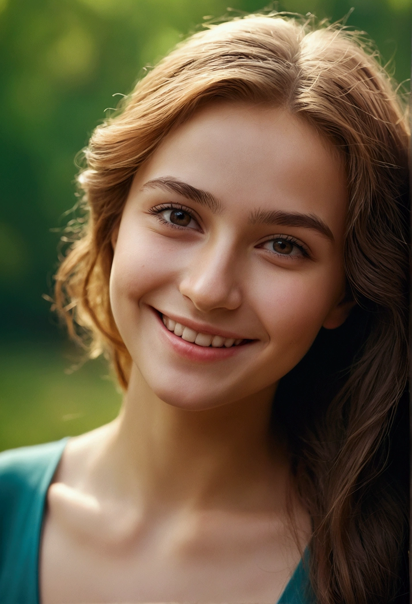 close-up portrait, , amazing quality, masterpiece, Best quality, amazing, inspiring, smiling cheerful, naked young girl of Chechen nationality, cinematic composition, soft shadows,
Atmospheric haze, Granularity, cinematic film yet, shallow depth of field, very detailed, high budget, synoscope, capricious, epic, general information, Vintage photo from the 2000s in RAW format, Photorealistic, hidden camera, color cinematographic film, atmospheric lighting, flaws, natural, shallow depth of field