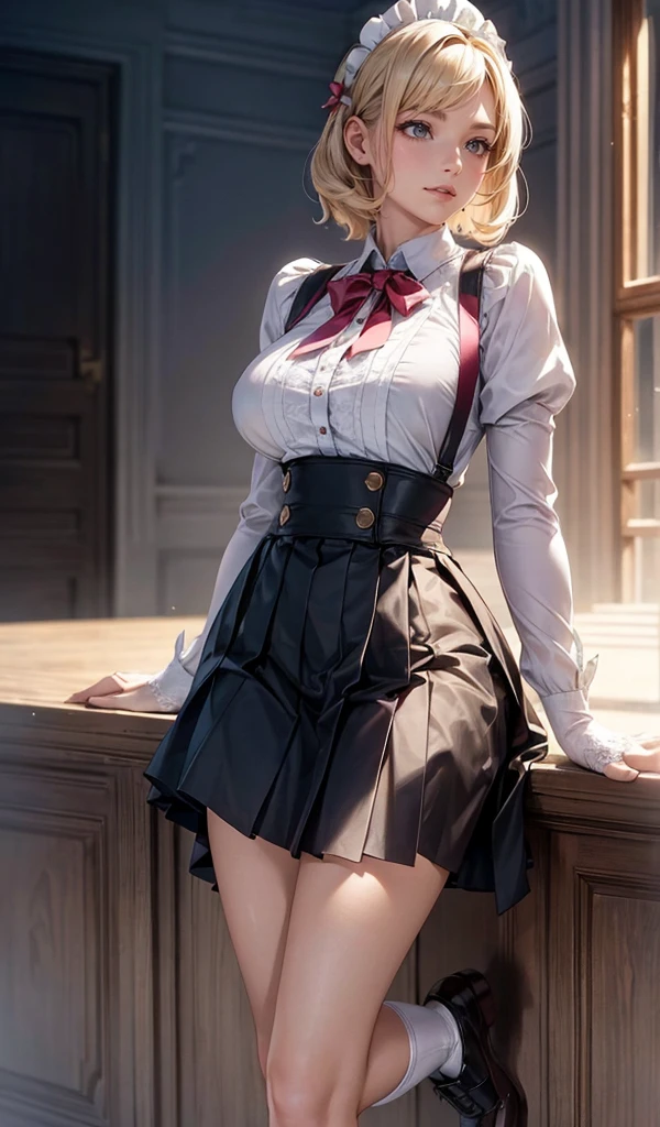 photorealistic, (hyperrealistic:1.2), beautiful, masterpiece, best quality, extremely detailed face, perfect lighting, (colorful),cinematic lighting,extremely detailed CG unity 8k wallpaper, merusuccubus, (yellow eyes,glowing eyes), horns, (demon tail), choker, bangs, short hair, bob cut, school uniform, school, classroom, thick thighs, thighhighs, ((((((long skirt)))))), (((white panties))), garter belt, big white panties, women, pretty face, (((Very pretty panties))),sitting spreading her legs