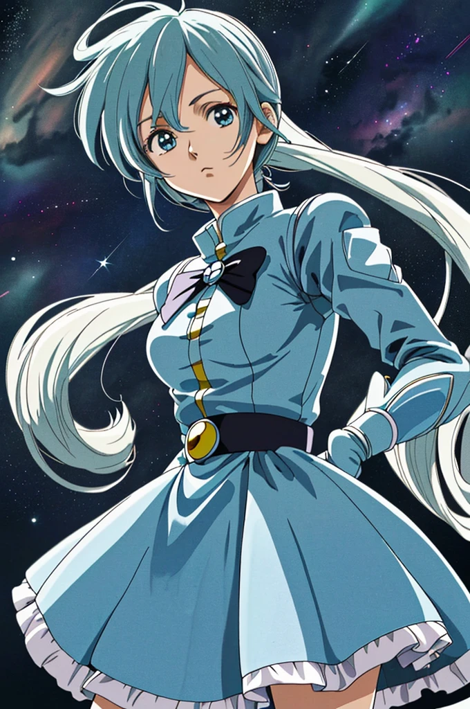 Highest quality，High resolution，((Doraemon)) ，One person，（Four-dimensional pocket），（Light blue_coat），robot，One personで，strongest，Anime Style，（Night Sky_background），(Limbs)，(Full Finger)，(Accurate fingertips), (The finer details), (Super detailed)，4K，(high resolution)，whole body, (Front angle), Looking at the camera,masterpiece，(Subtle details)，(Intricate details)，Octane Rendering，(Hyper Detail)，