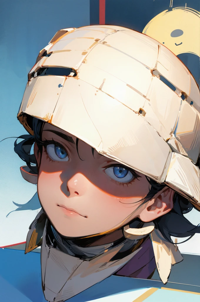 (head of'artwork, best quality) detailed, 1 caractère , style artistique d'blue archive , faded pastel colors , Ombre cellulaire , gentle, Subdued nuances ,Des couleurs douces , powerful and charismatic , armure royale en or, confident and strong, Des yeux déterminés, conception d'armure complexe, elegant and durable, blue and gold color scheme, Imposing presence, air de mystère, crainte et intrigue, poser pour une photo, charismatic aura, captivating and powerful), high resolution, HD, 4K, photographe professionnel, tendance sur Instagram, portrait, toe, tout le corps, stunning image, Extraordinary detail, oil painting'Oil, acrylique, master artist, artwork d'famous art, HDR Lighting, Composition dramatique, depth of field, beautiful woman , large, maigre ,((muscular body1:1)) , ((has a three-day beard:1.1)) , russet hair , ((Cheveux très courts:1.3)) , red eyes , ((has fairy wings:1.3)), feminine , red eyes, ears of'Elf ,((male:1.2)),((two wings:1)) , 32 ans