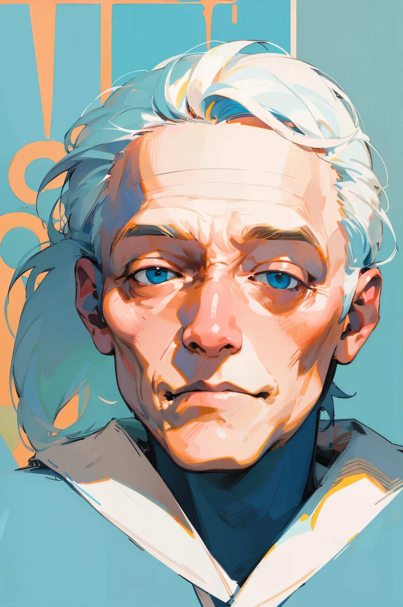 (head of'artwork, best quality) detailed, 1 caractère , style artistique d'blue archive , faded pastel colors , Ombre cellulaire , gentle, Subdued nuances ,Des couleurs douces , powerful and charismatic , armure royale en or, confident and strong, Des yeux déterminés, conception d'armure complexe, elegant and durable, blue and gold color scheme, Imposing presence, air de mystère, crainte et intrigue, poser pour une photo, charismatic aura, captivating and powerful), high resolution, HD, 4K, photographe professionnel, tendance sur Instagram, portrait, toe, tout le corps, stunning image, Extraordinary detail, oil painting'Oil, acrylique, master artist, artwork d'famous art, HDR Lighting, Composition dramatique, depth of field, beautiful woman , large, maigre ,((muscular body1:1)) , ((has a three-day beard:1.1)) , russet hair , ((Cheveux très courts:1.3)) , red eyes , ((has fairy wings:1.3)), feminine , red eyes, ears of'Elf ,((male:1.2)),((two wings:1)) , 32 ans