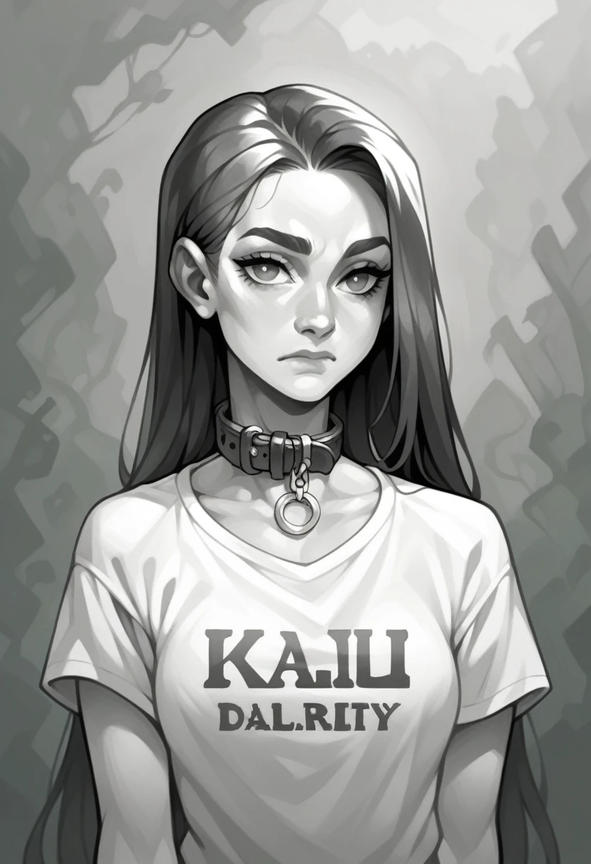 1 girl, calm, Closed mouth, collar shirt,,