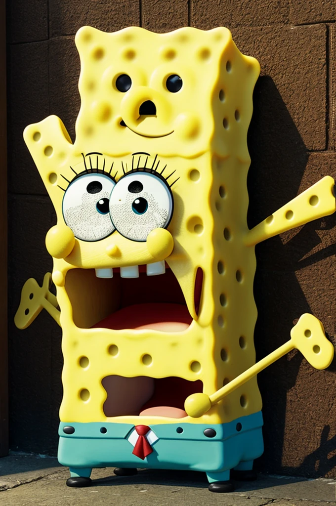 spongebob very angry