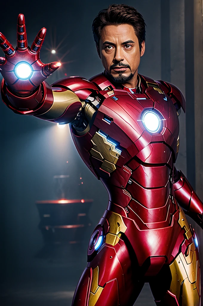 Show me iron man as god
