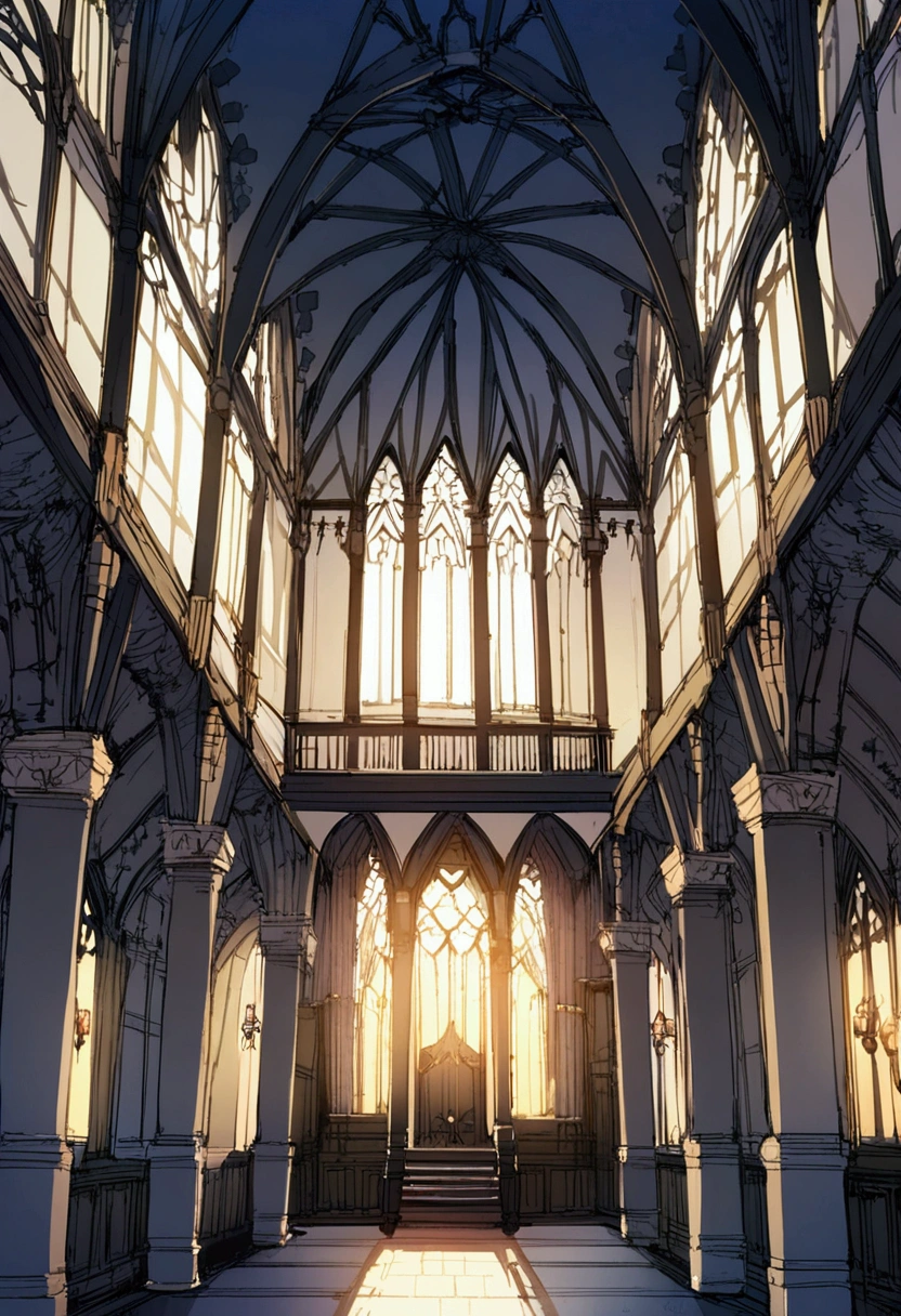 Interior of a Victorian Gothic Mansion, hinterland, mansion, castle, 