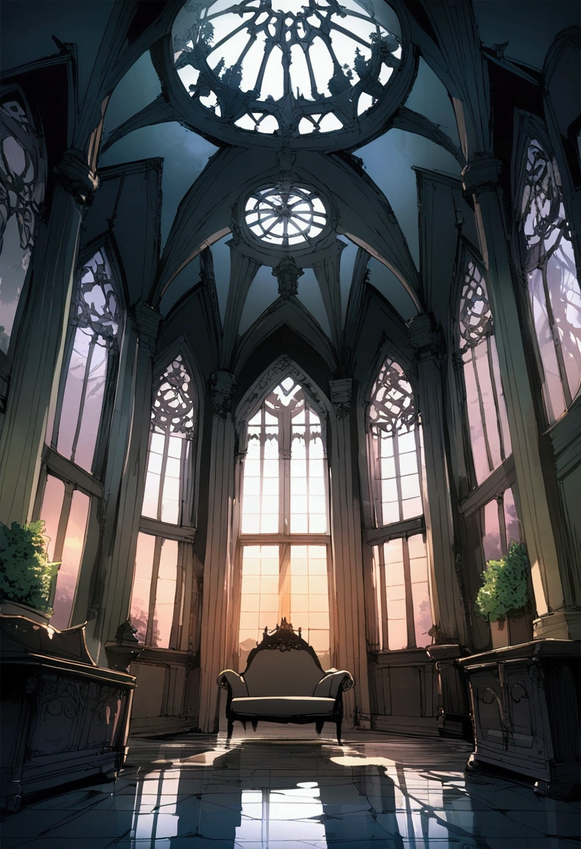 Interior of a Victorian Gothic Mansion, hinterland, mansion, castle, 