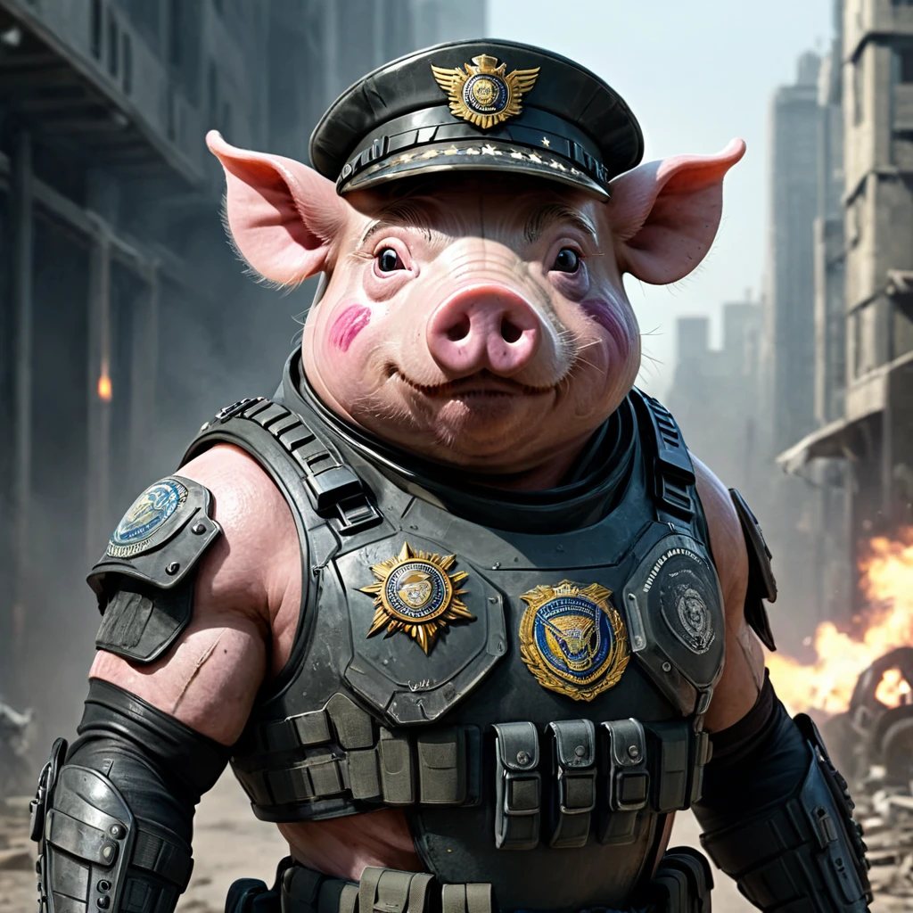Combat veteran Futurist Pig grunt Pig grunt style,Combat veteran Futurist Pig grunt Pig grunt style