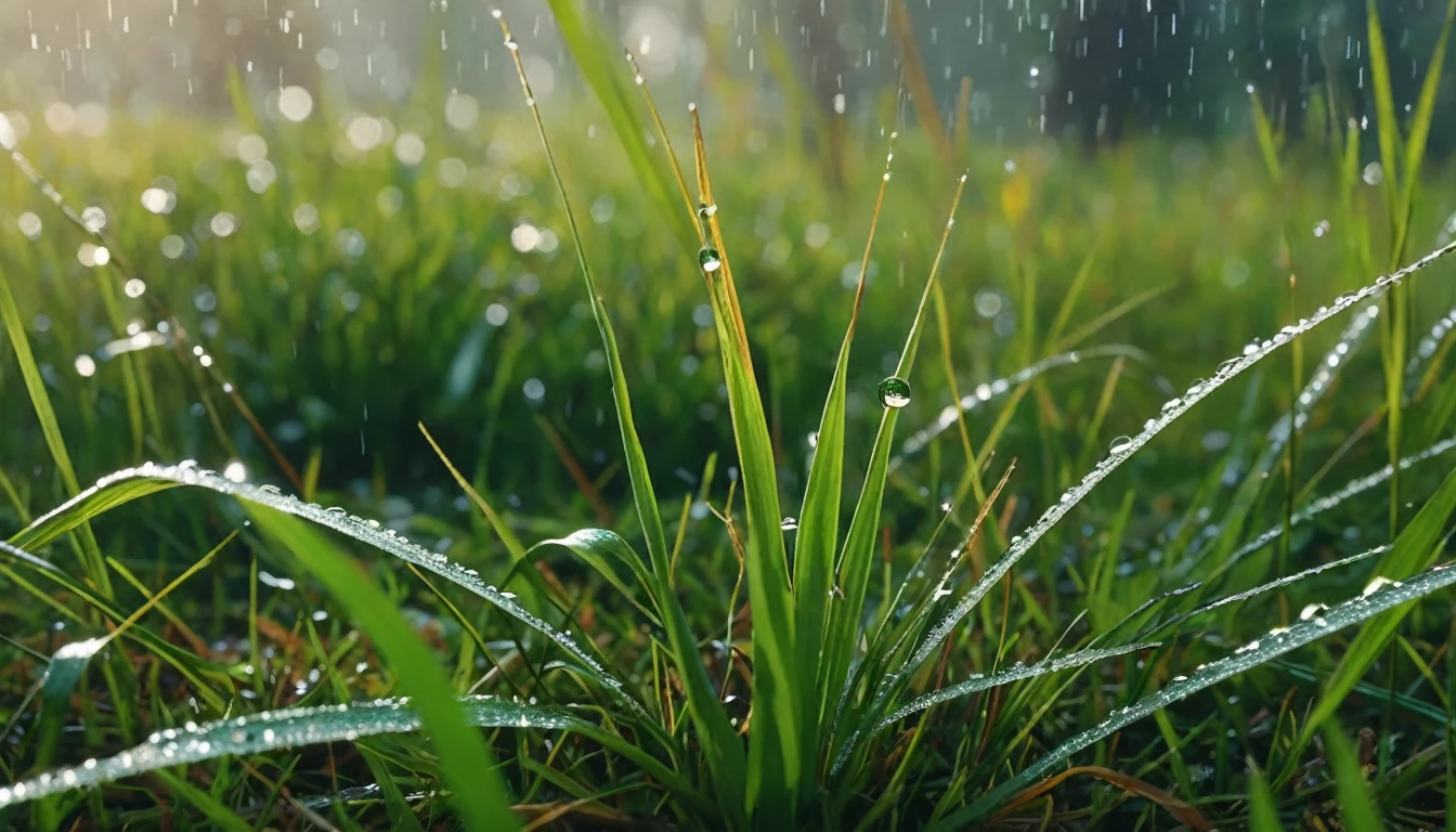 there is a Eleutherine bulbosa that is sitting on the grass, nature documentry footage, youtube video screenshot, today's featured photography 4k, autumn rain turkel, nature photography 4k, november, cinematic widescreen shot, leaves and magic, high quality screenshot, 2 0 2 1 cinematic 4 k framegrab, wide screenshot、雪が薄く積もっている