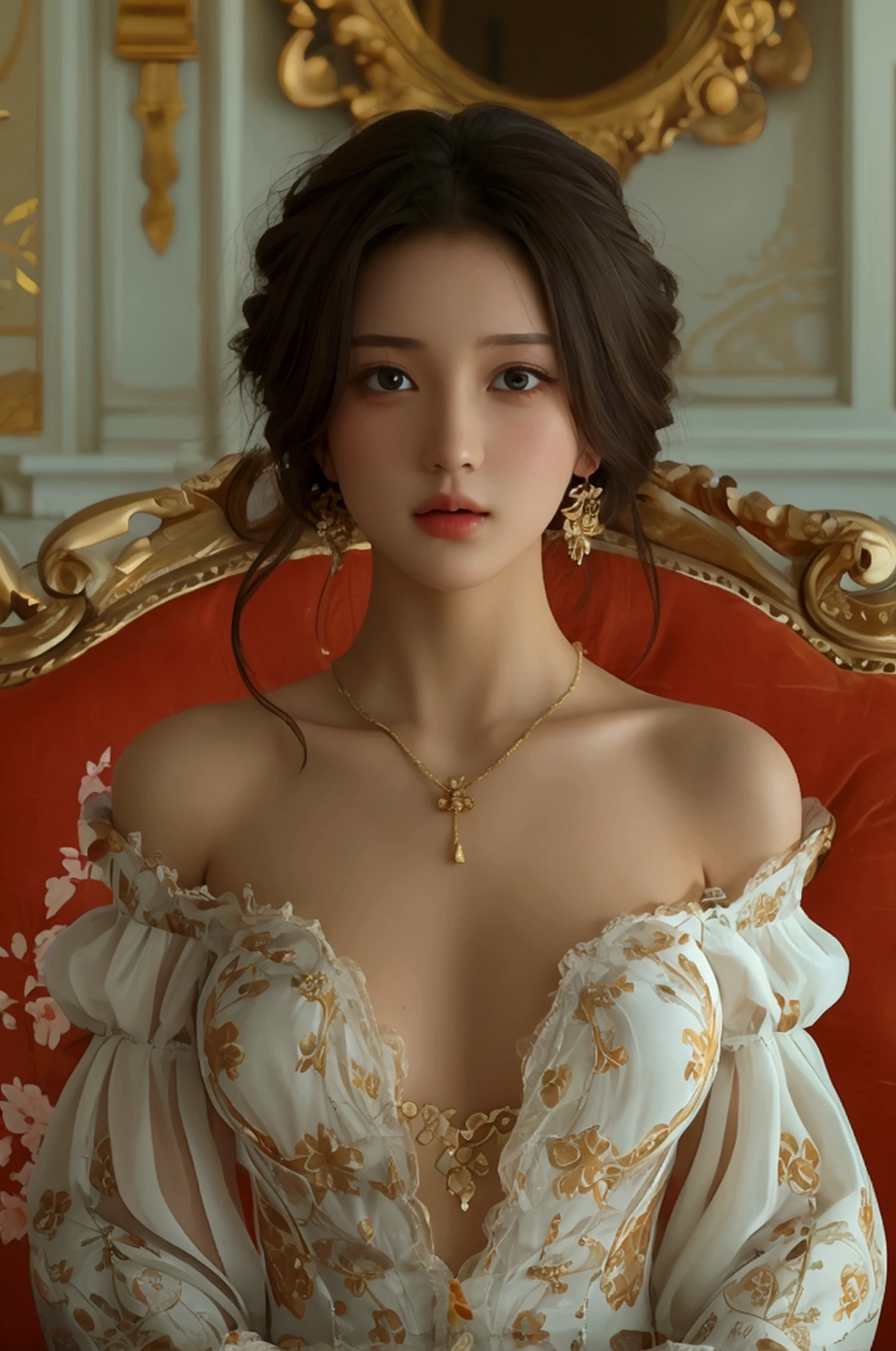 Beautiful Female ,living room