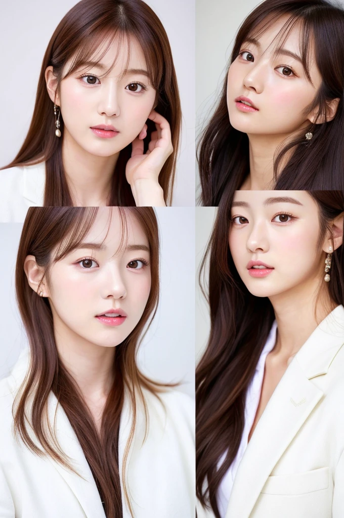 OL、White coat、Woman close up、Japanese portrait model、Young and sensual idol、Young and cute idol、현실적인 Young idols、A realistic idol、Young idols、Stylish Idol、Yoshitomo Nara、Young and skinny idol、The most beautiful Asian girls of all time、Absolutely one person