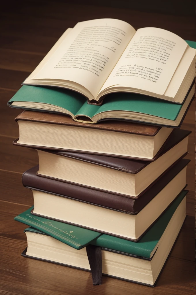 A logo with an open book with the phrase " 4 letters in a book "