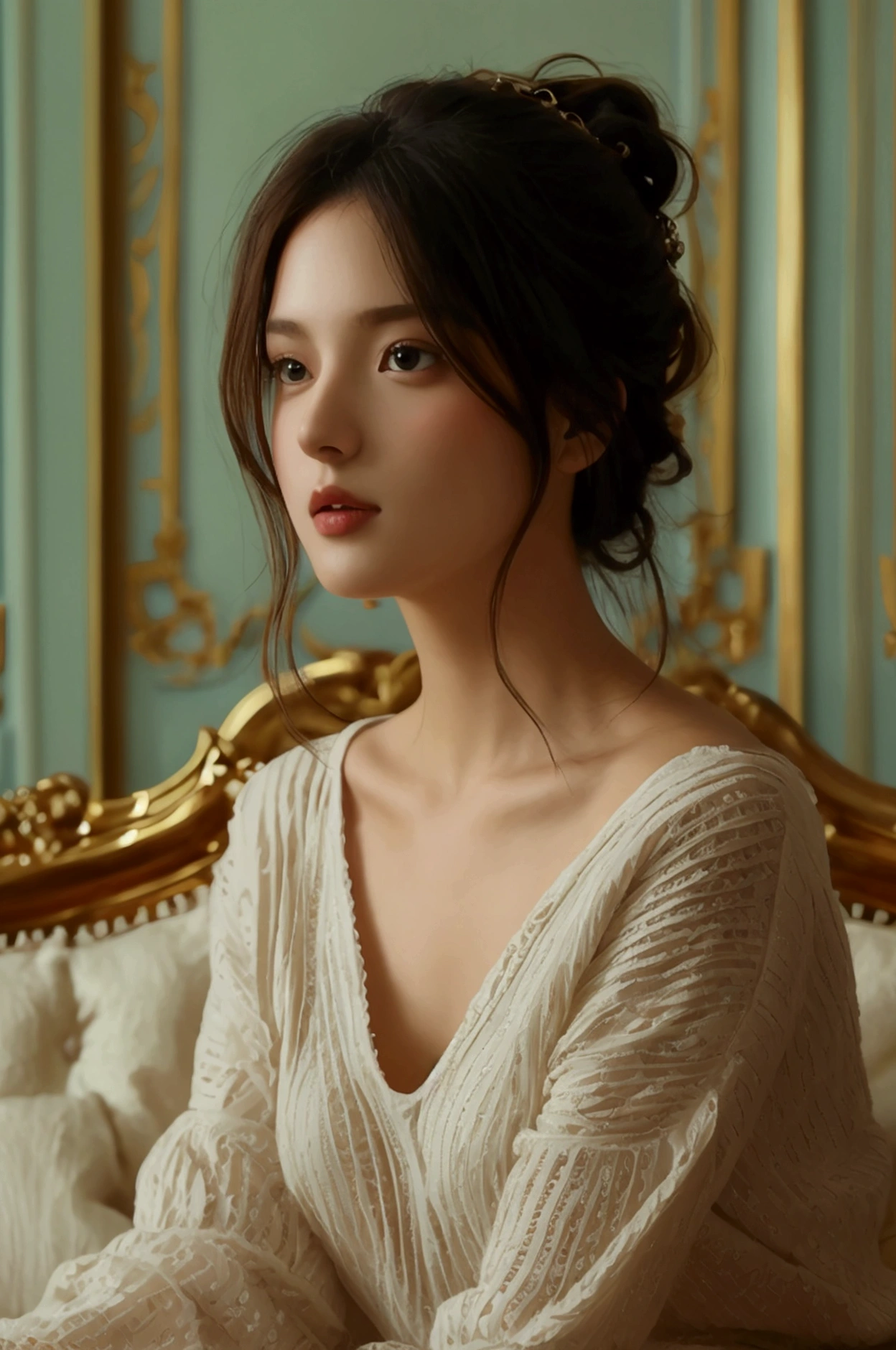 Beautiful Female ,living room