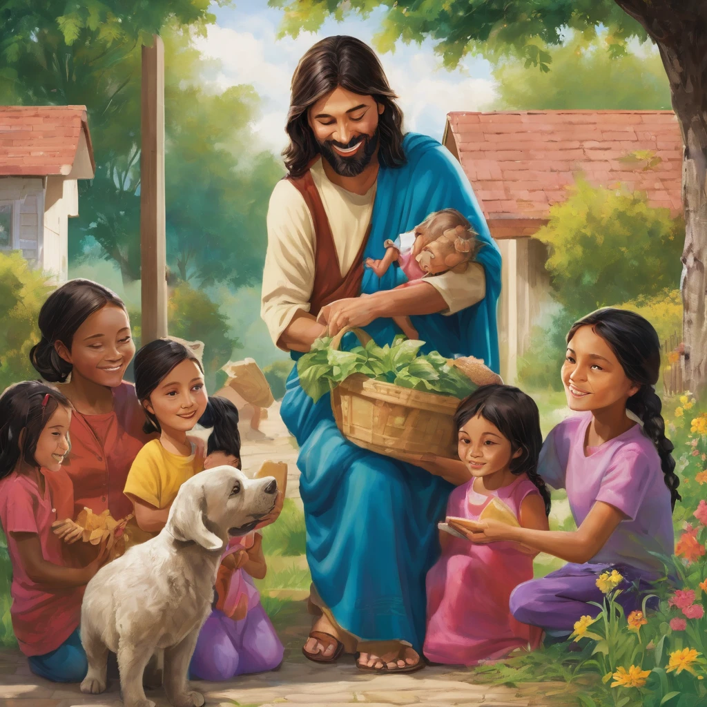 Imagine a family facing financial difficulties. the father, inspired by the teachings of Jesus, decides to share what little he has with a neighbor in need. This act of generosity not only helps others, but it also strengthens family bonds and teaches children the value of compassion.