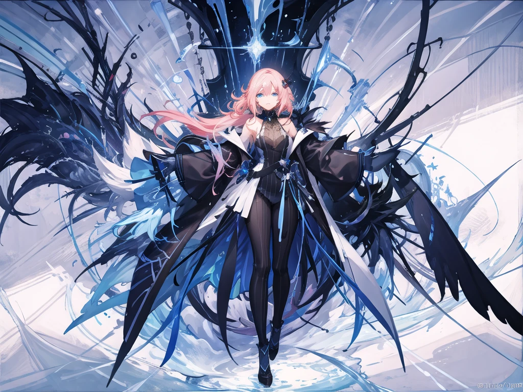 (Golden Ratio:1.2),(elegant anime male character:1.3),(pink hair:1.2),(blue eyes:1.3),(Victorian-style outfit:1.2),[(white background:1.4)::10],(intricate floral patterns:1.3),(holding a pendant:1.2),(somber expression:1.3),(abstract, floating pieces in background:1.3),(dramatic atmosphere:1.3),(ethereal:1.3),(high detail:1.2),(vibrant colors:1.3),(fantasy aesthetic:1.4),

(black and red outfit:1.3),(floral designs:1.2),(delicate jewelry:1.2),(mysterious vibe:1.3),(romantic:1.3),(dark elegance:1.4),(anime style:1.4),(character focus:1.3),(male:1.2)
