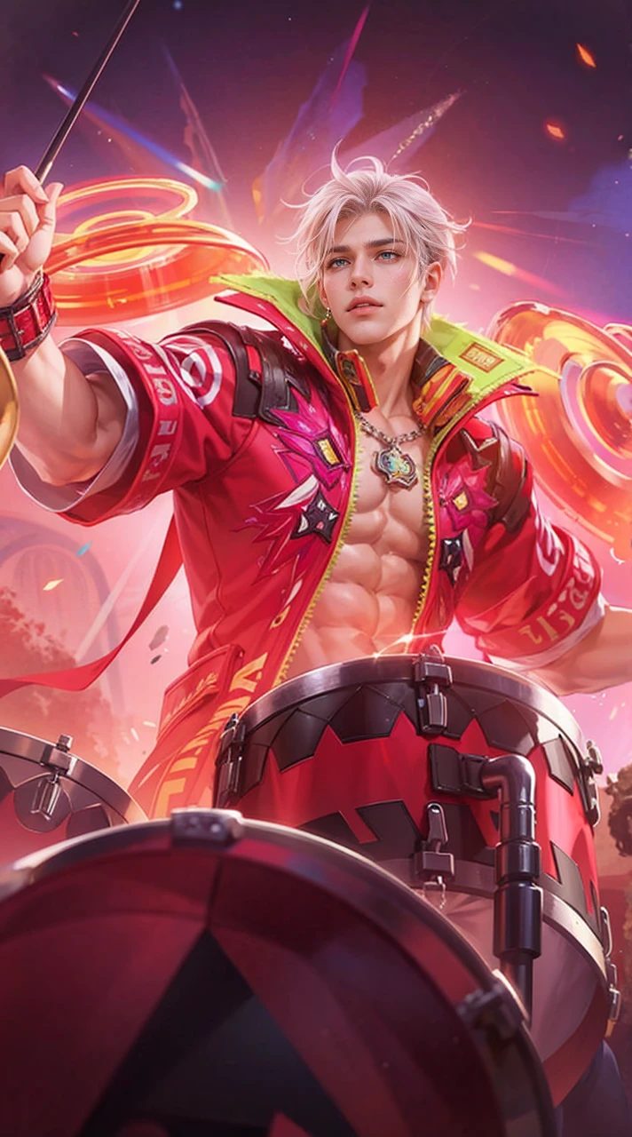 Best quality, masterpiece, detailed skin texture, detailed clothes texture, detailed face, super detail, 8k, intricate detail, 1 boy, The color doesn't change, Muscle guy, 1 guy,