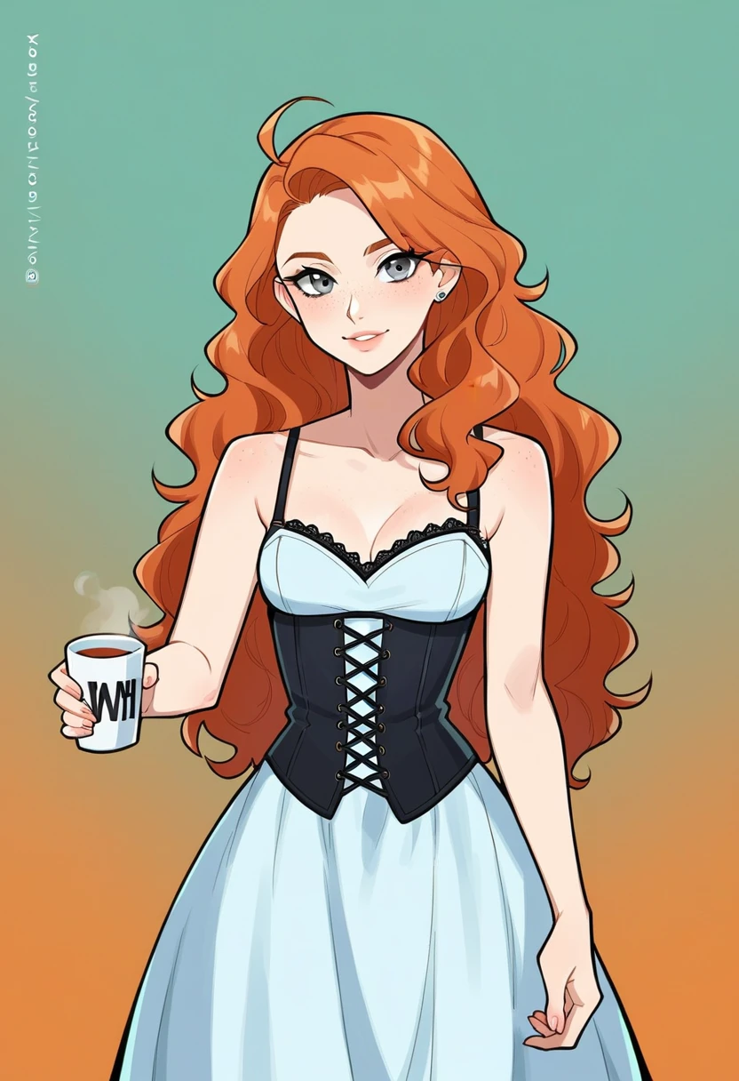 1girl in, age19, alone, Aesthetic work of art, Irish redhead, wavy red hair, schulterlanges rotes Haar, gray eyes, light grey eyes, a few small freckles, pale skin, A cup, small breasts, Runner Body, (textured skin, Hautporen:1.1), (moles:0.8), impure skin, Goose flesh, standing in a dark attic, Pumpkin lantern behind, (extremely detailed 8K wallpaper), Contre-Jour, Fülllicht, good quality, film grain, Fujifilm XT3 keen focus, f 5.6, 50mm, high detailed, keen focus,(Boudoir light), in a floor-length corset with black lace, Wear a witch's hat, wears a long skirt, crazy details, complex details, Hyperdetailed