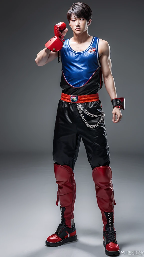 Fighter realistic korean full body