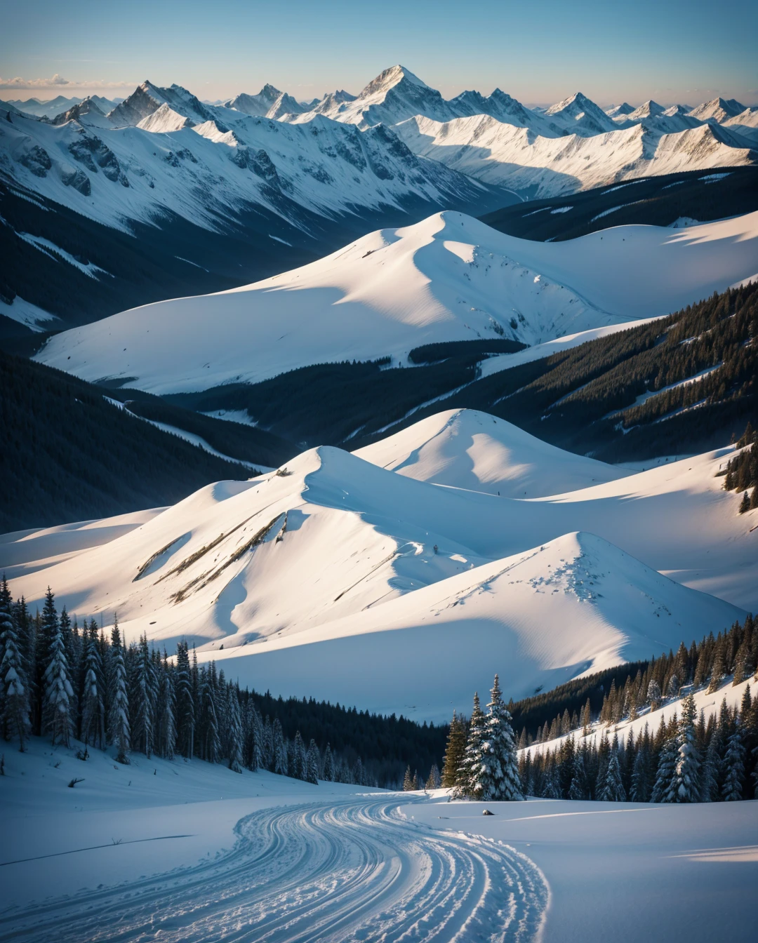 Beautiful landscape mountain