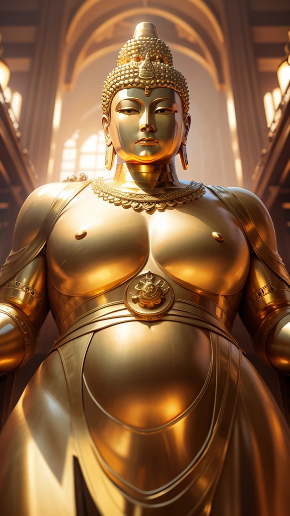 gold Great Buddha