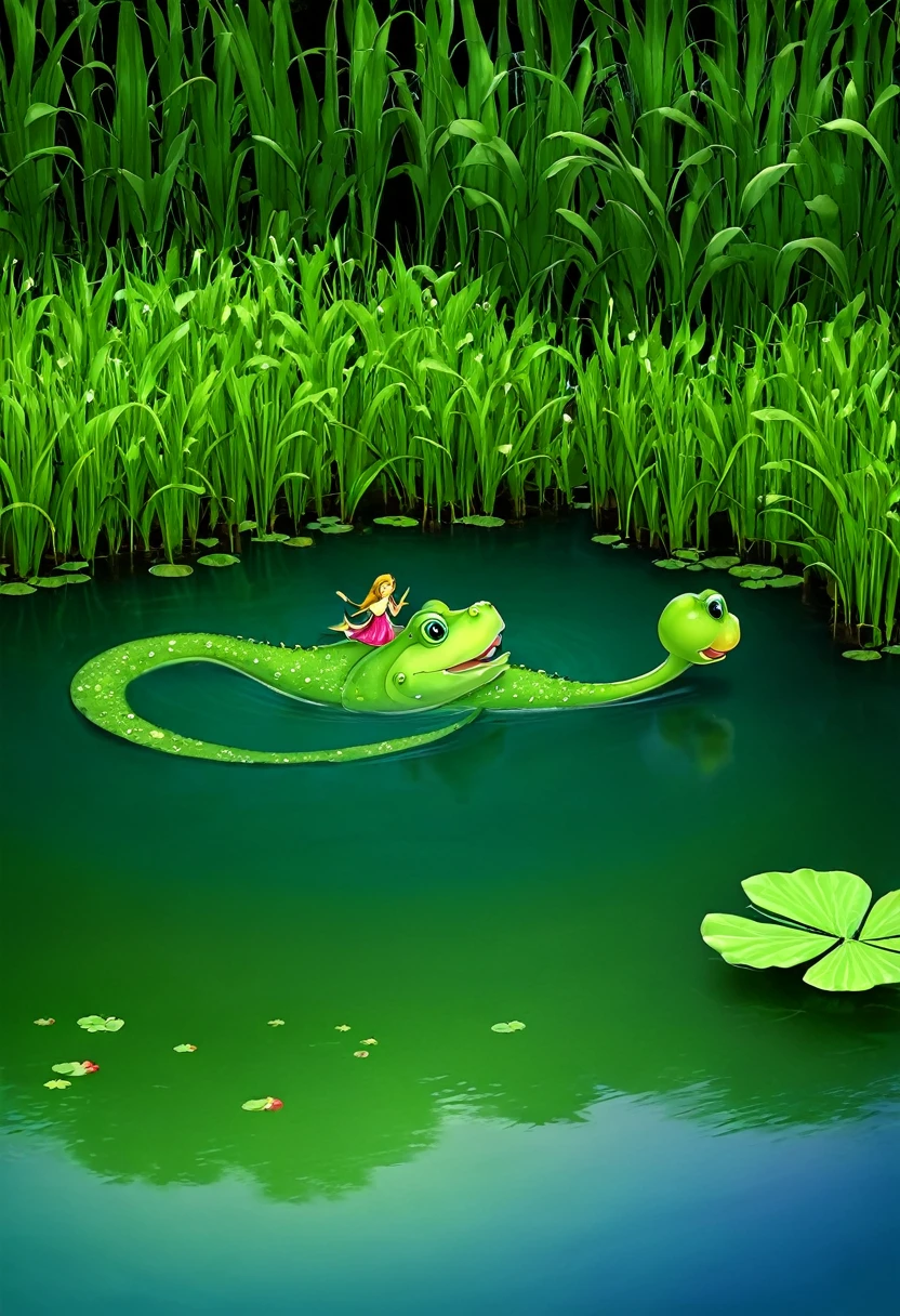 kappa in the pond, fairy tale