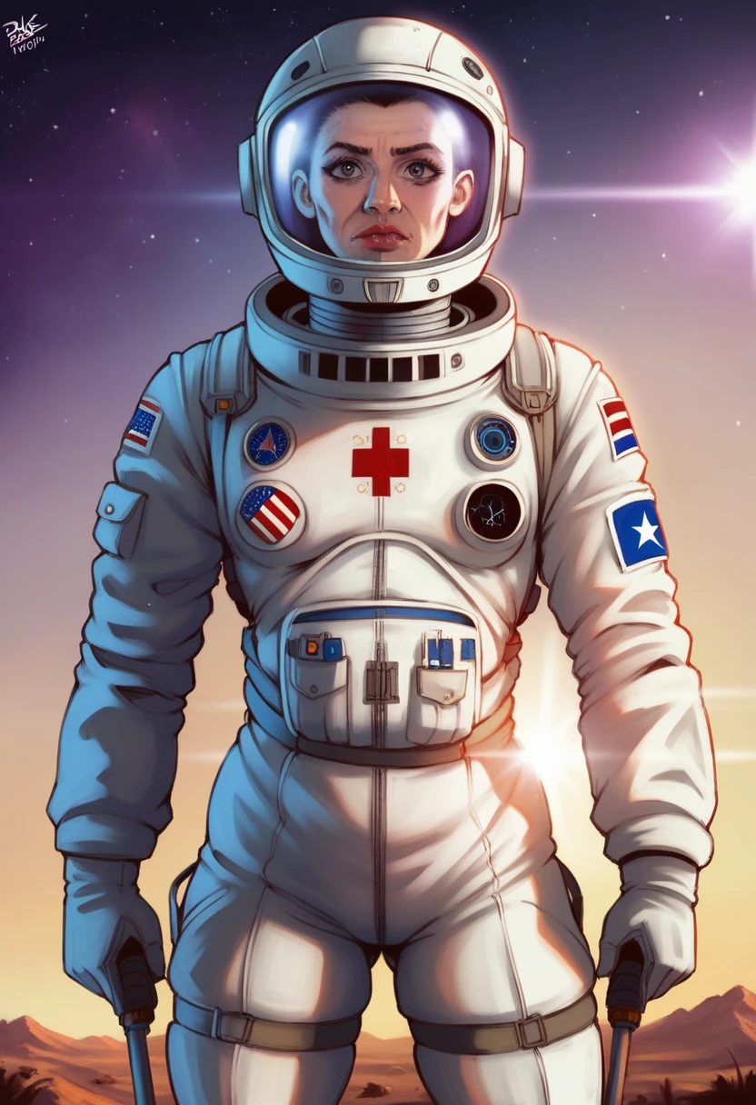 Dwayne Johnson on the moon, holding a LGBTQ flag,highly detailed astronaut suit, realistic space suit and helmet, dramatic lighting, cinematic angle, glowing LGBTQ flag, awe-inspiring lunar landscape, epic scale, photorealistic, 8k, HDR, dramatic lighting, cinematic, ultra-detailed, award winning concept art