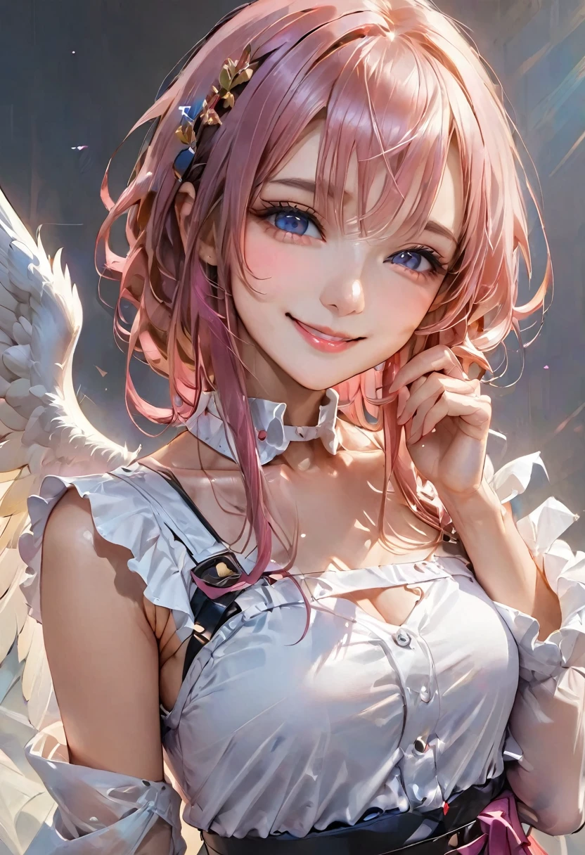 Angel、beautiful girl、Smile