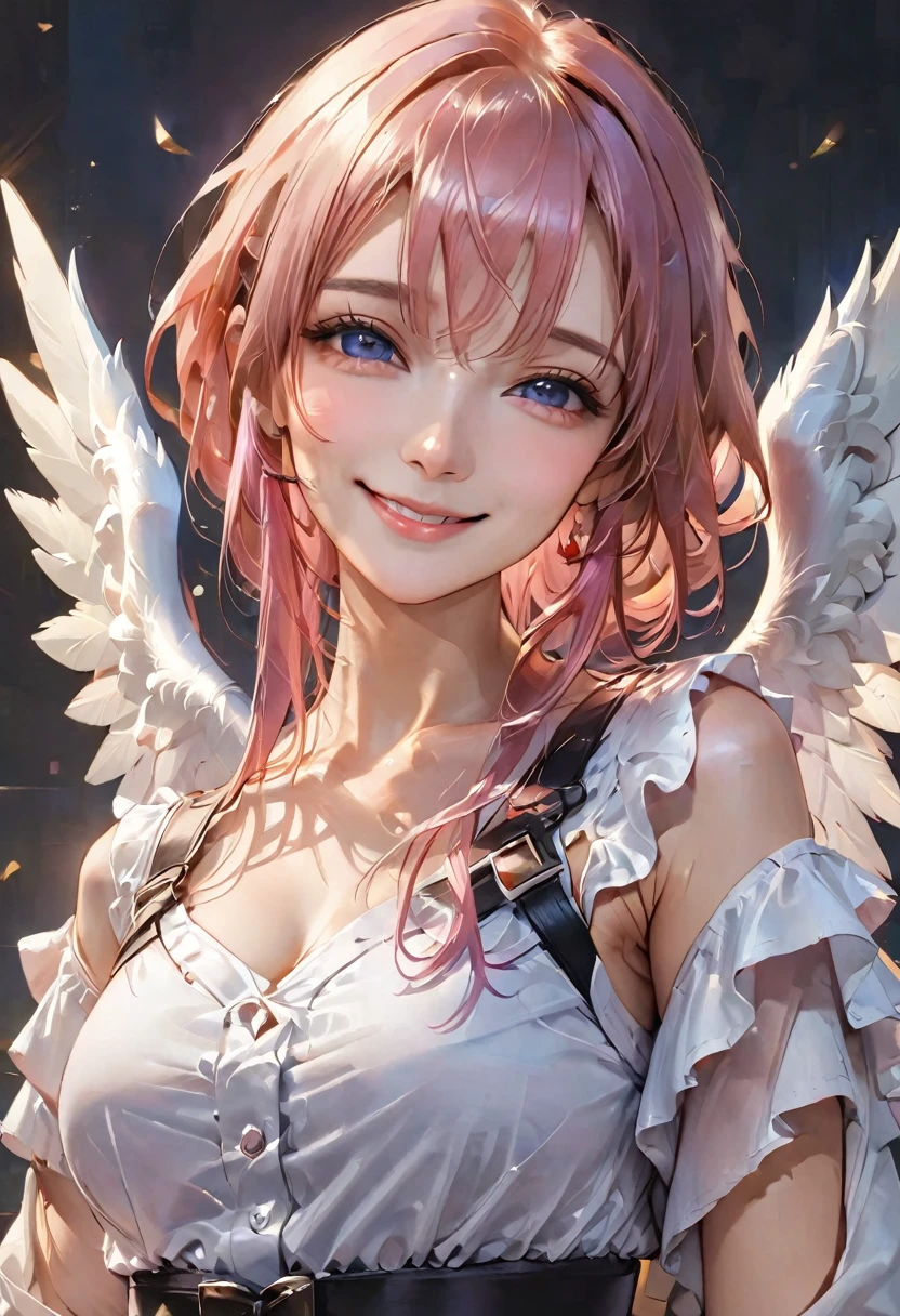 Angel、beautiful girl、Smile