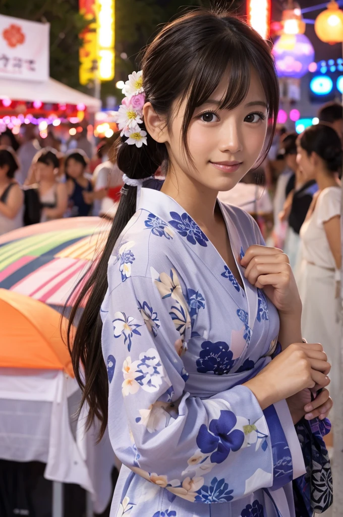 Summer festival、yukata、Beauty