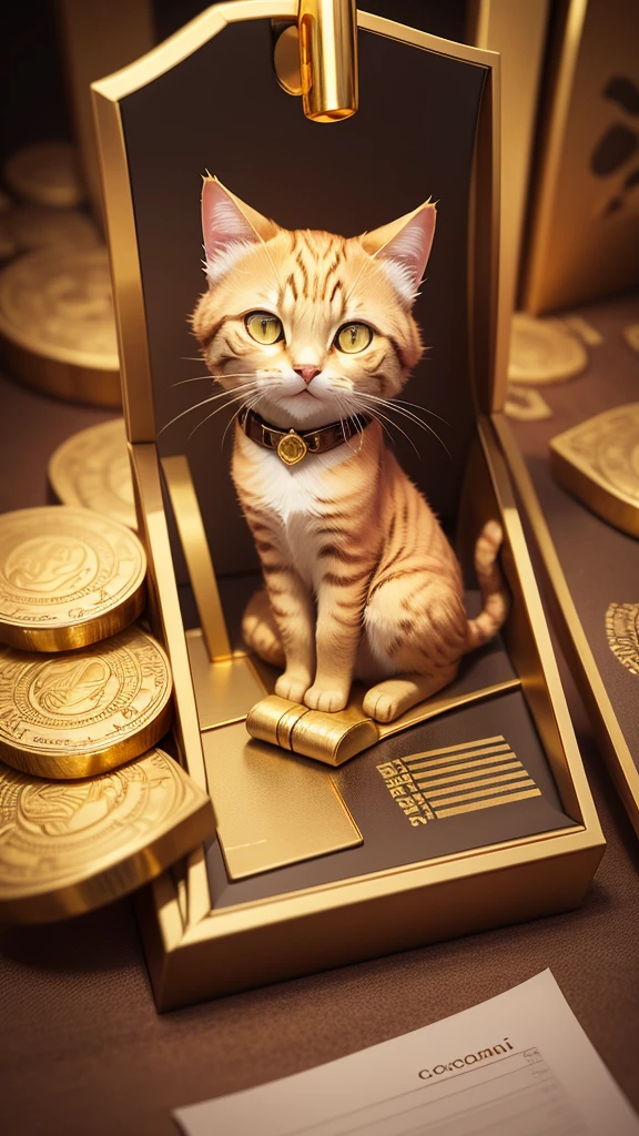 gold Cat Economic fortune