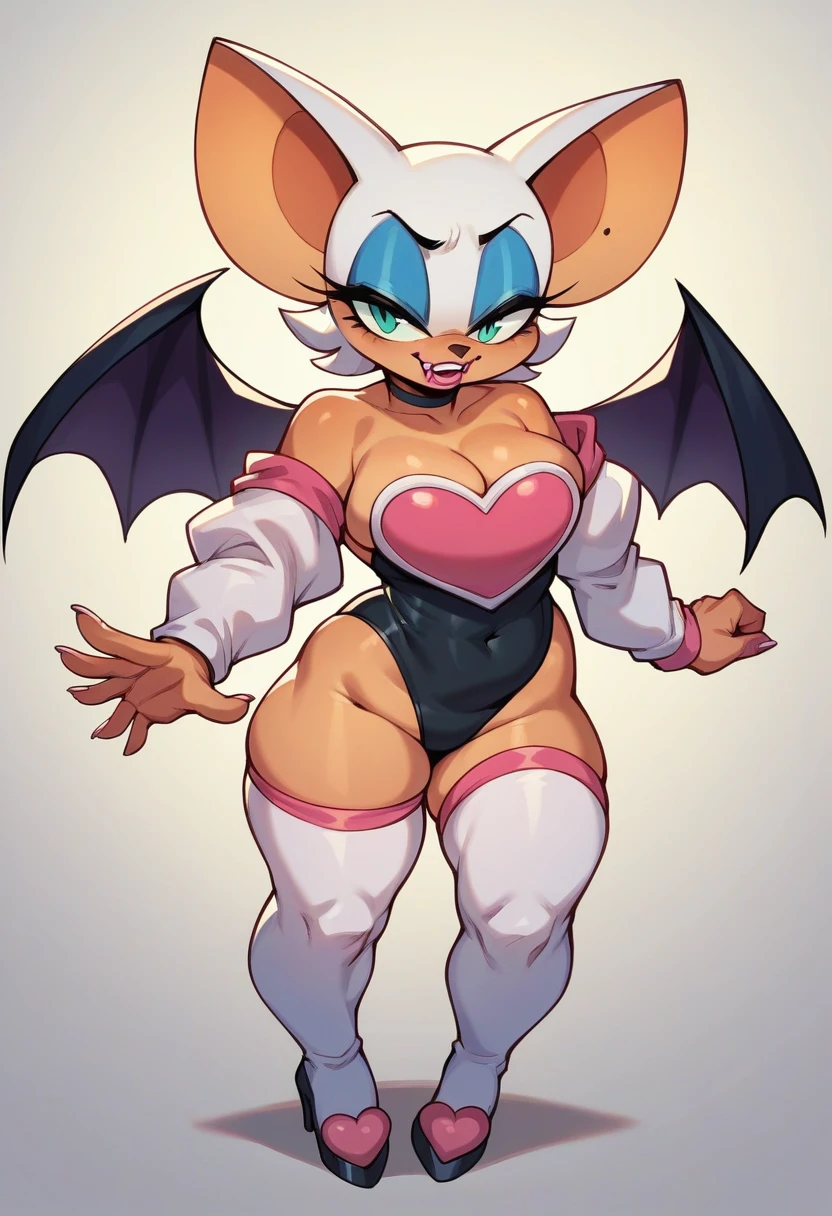 Rouge the bat big size cilicone giant tits horror nightmear 