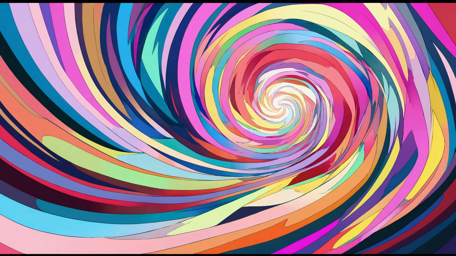 abstract, swirling colors, rich colors, introspective, feeling of confusion, anime style, no people
