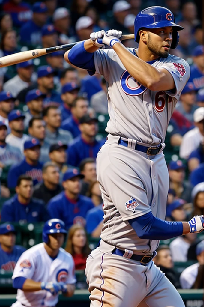 Cubs player winning