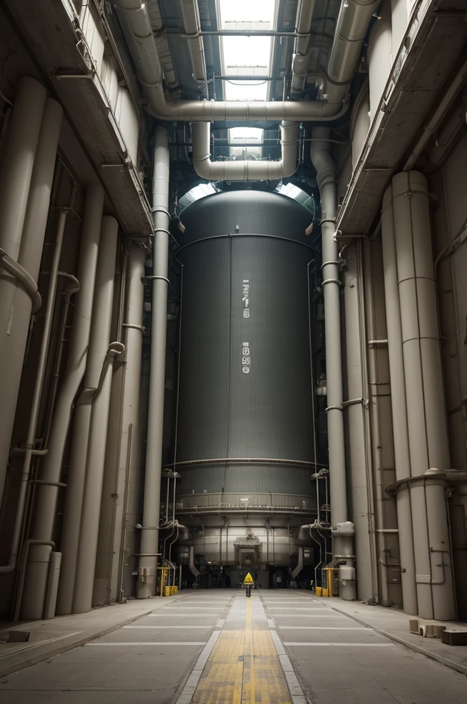 A nuclear power plant inside
