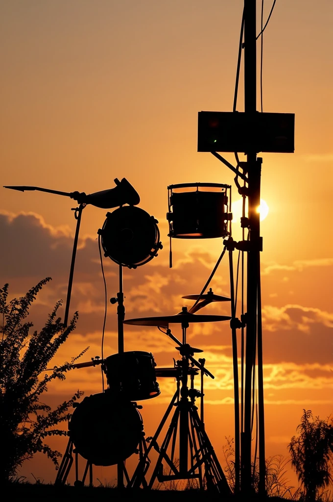 Drum silhouette