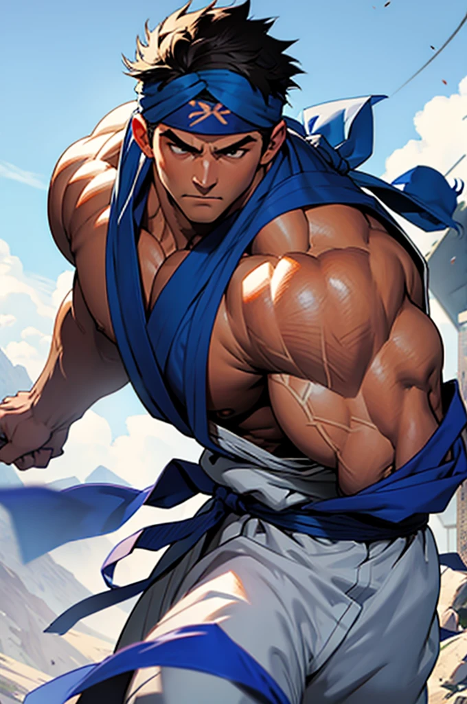 Ryu with blue bandana 