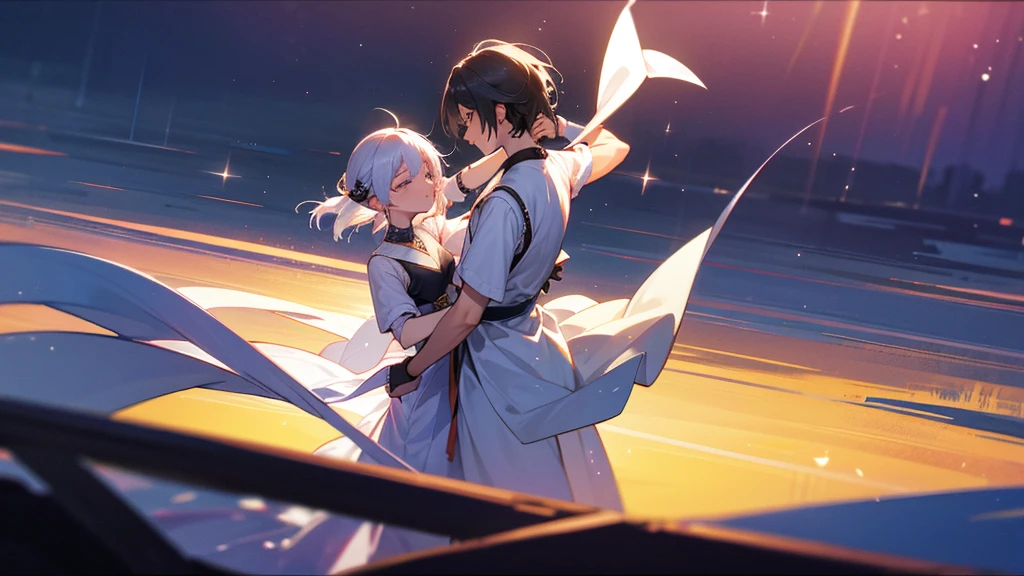 In the silence of the night、Dancing in the gentle moonlight