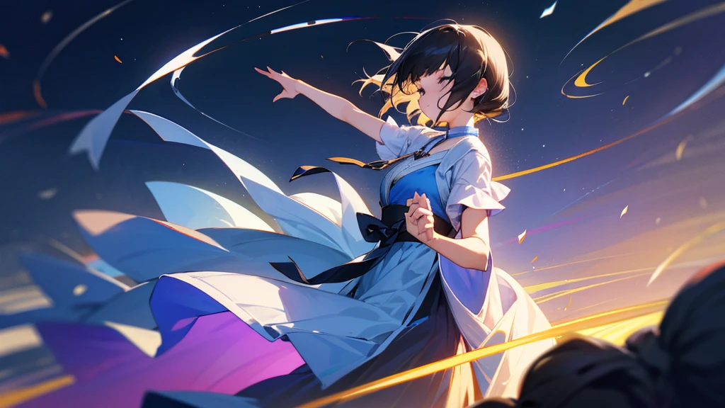 In the silence of the night、Dancing in the gentle moonlight