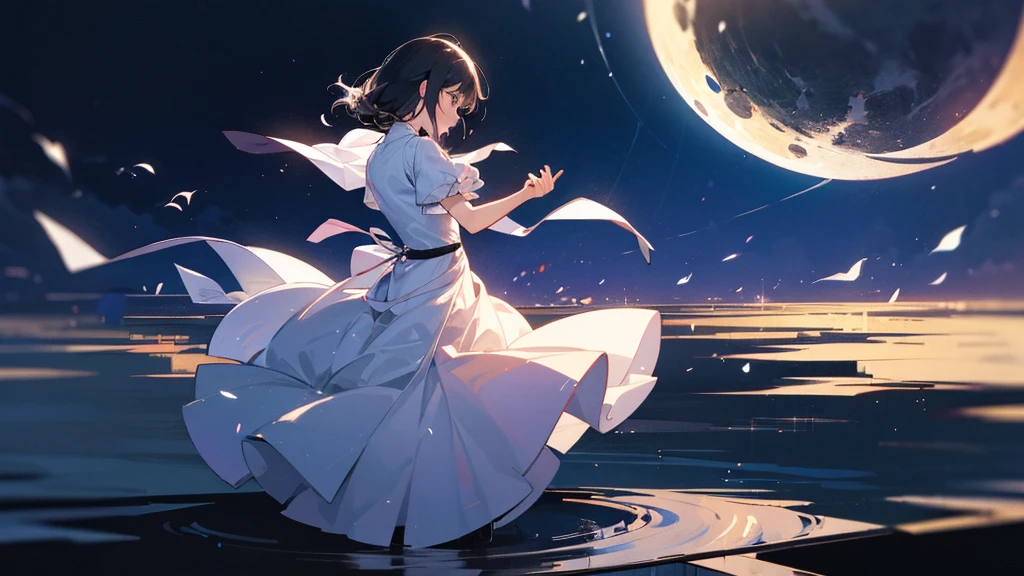 In the silence of the night、Dancing in the gentle moonlight