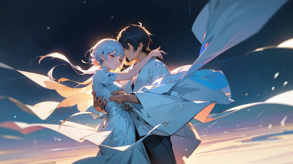 In the silence of the night、Dancing in the gentle moonlight