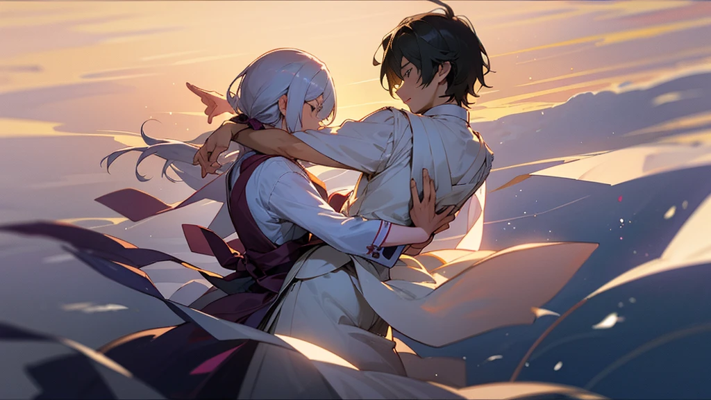 In the silence of the night、Dancing in the gentle moonlight