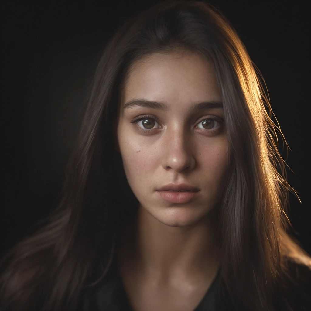 (close up, editorial photograph of a 21 year old woman), (high-detailed face:1.4) (ssmile:0.7) (background inside dark, temperamental, private study:1.3) ass pov, por Lee Jeffries, Nikon D850, film stock photography ,4 Kodak Portra 400 ,f1 camera.6 lenses ,rich colors ,hyperrealisti ,realistic texture, dramatic lighting , Cinemastill 800, Front View. journalistic photo.
