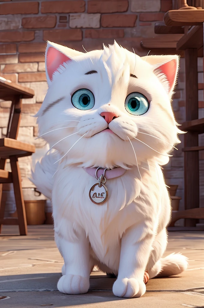 fluffy cat