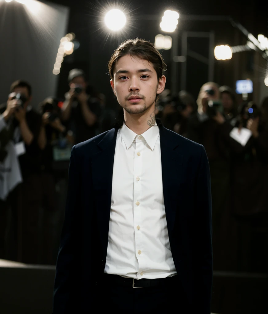 Boy at celebrity event