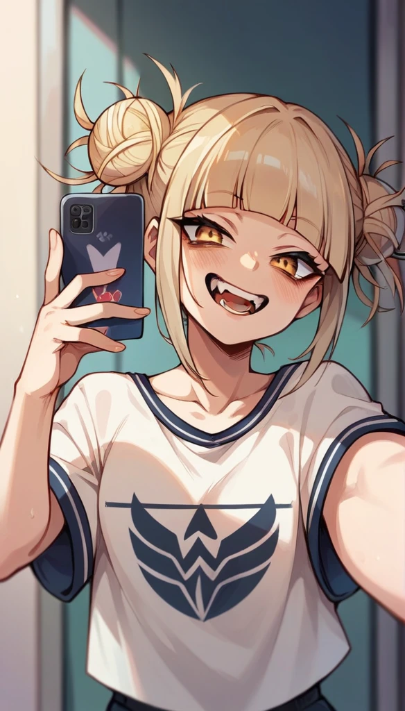 himiko toga sexy taking a selfie (lenceria)