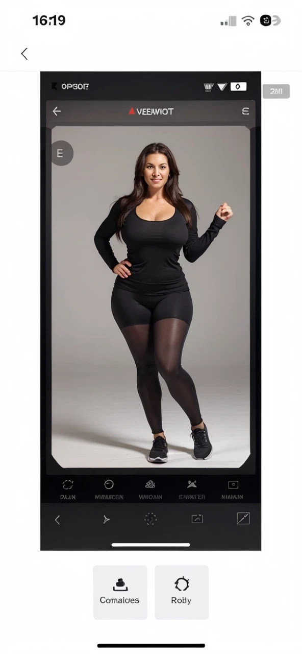 beautiful girl, curvy body, medium breasts, big thighs, chubby , wearing trendy tight clothes, wearing sexy short tights, smiling sweetly, ultra detail picture