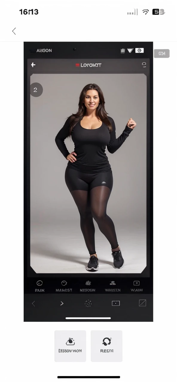 40 year old woman with sport leggings