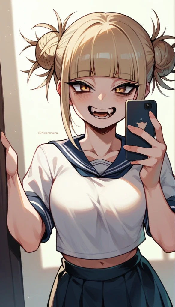 himiko toga sexy taking a selfie (lenceria) cuerpo completo