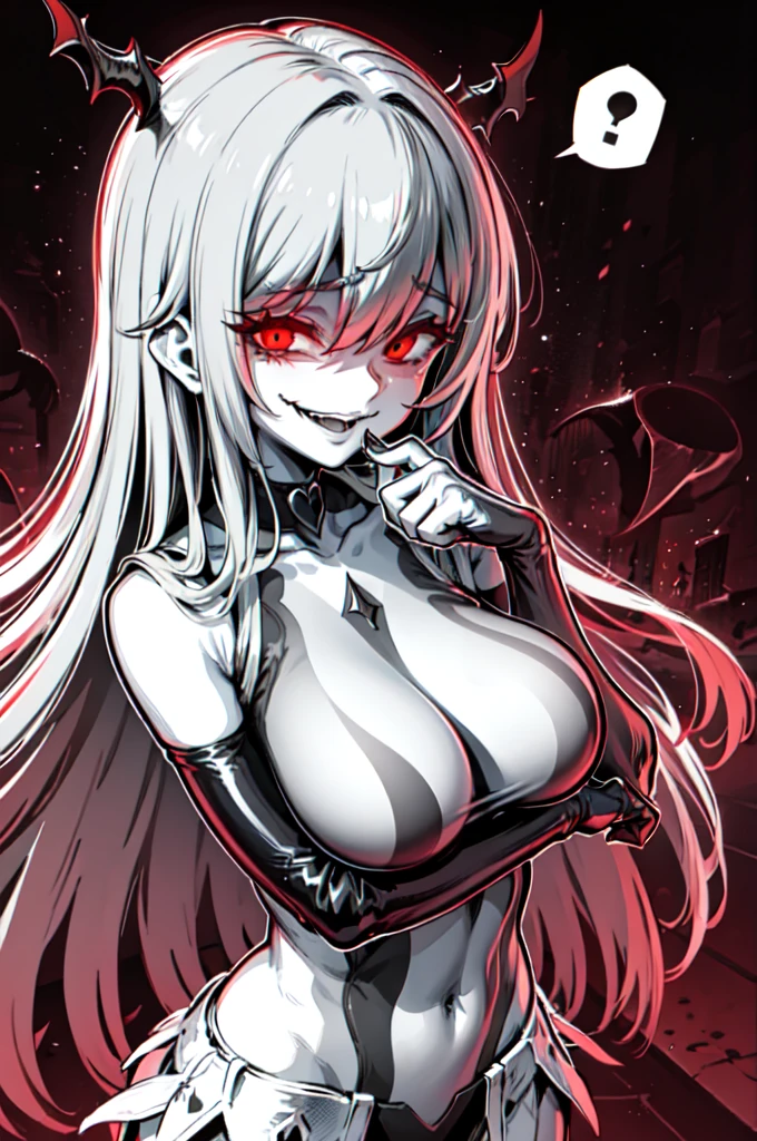 despair, haunting, collarbone, thorns,hair between eyes, yoshitaka amano character design, style by NTY, morbid, 独奏 (gesugao), gesugao facial expression, sadistic smile, big ,to evil smirk,latex hands,latex fingers,too evil huge laugh,sadistic smile,deep shaded face,,smile worst,worst ridecule,too evil moukery,,laugh full of malice,elbow gloves,Human Ear,dark world background,Lewd