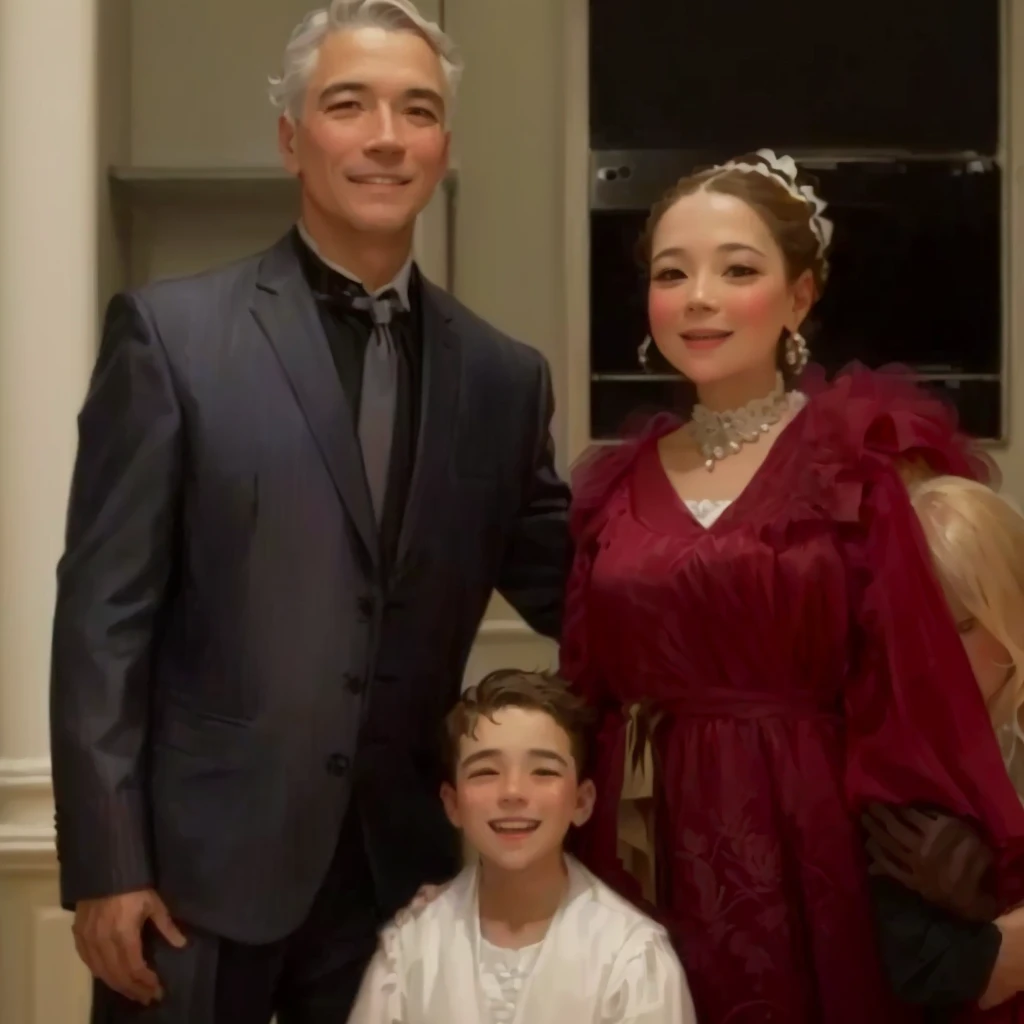 there is a man and a woman standing next to a , profile imageture, profile image, profile pic, husband wife and son, professional foto, profile image, family photo, taken at the beginning of 2020, inspired by Samuel Silva, family portrait of three, having a lot of fun, inspired by Sophia Beale, por Gladys Dawson, 2019